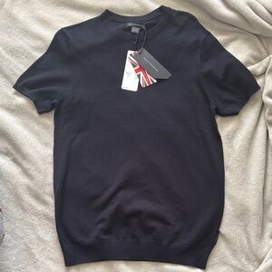 NWT French Connection Men's Black black shirt